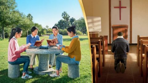 Você testifica que o Senhor voltou para fazer a obra de julgamento dos últimos dias, mas o Senhor Jesus disse: “<strong>Pois se eu não for, o Ajudador não virá a vós; mas, se eu for, vo-lo enviarei. E quando Ele vier, convencerá o mundo do pecado, da justiça e do juízo</strong>” <span class="from-inline">(João 16:7–8)</span>. Nós cremos que, depois da ressurreição e da ascensão do Senhor Jesus, o Espírito Santo desceu para operar no homem durante o Pentecostes, convencendo o mundo do pecado, da justiça e do juízo. Contanto que confessemos nossos pecados e nos arrependamos ao Senhor, seremos repreendidos e disciplinados pelo Espírito Santo, e esse é nosso julgamento pelo Senhor. Qual, exatamente, é a diferença entre a obra de julgamento dos últimos dias de que você fala e a obra do Senhor Jesus?